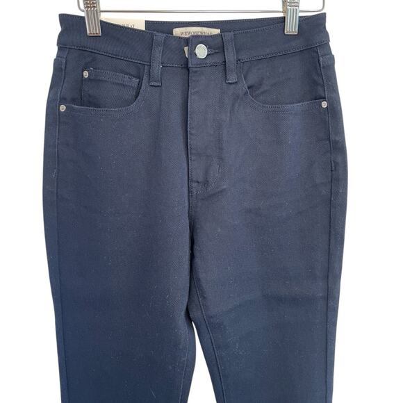 WeWoreWhat x Revolve Women's Size 25 Blue True Flare Stretch Twill Denim Jeans - Picture 4 of 10